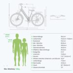 Eleglide T1 Step-Thru E-Bike, Elektrofahrrad 27.5'' Trekkingrad E-Cityrad mit 36V 13Ah Lithium-Akku bis zu 100KM Lange Range, 250W Motor, EU-konformes E Bike, LCD Display