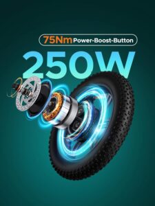 ENGWE E Bike Herren mit 48V 13Ah Batterie, 20 * 4.0 Zoll, 7-Gang Getriebe mit LCD-Display, 250W Motor & 25km/h, Reichweite bis zu 120km L20/L20 Boost