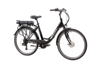 F.lli Schiano E-Moon, E Bike für die Stadt 26 Zoll, 36V 14.5Ah Abnehmbarer Akku, Motor 250W 40Nm, City Ebike für Herren/Damen