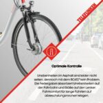 TELEFUNKEN E-Bike 28 Zoll Fahrrad für Damen & Herren | Pedelec Citybike mit 7-Gang Nabenschaltung | Rücktritt | Elektrofahrrad 250 W Frontmotor | 468 Wh Li-Ion-Akku | EBike Multitalent RC657