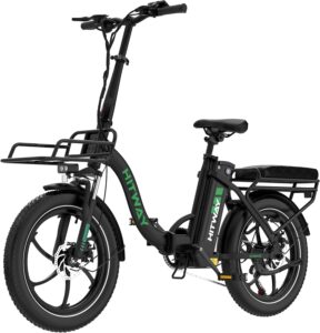 HITWAY E Bike, Ebike mit 250W Motor, Elektrofahrrad 20 Zoll, E-Bike mit 70-150km Reichweite, 7-Gang, APP-Steuerung, faltbar, IP54 wasserdicht, Pedelec