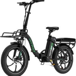 HITWAY E Bike, Ebike mit 250W Motor, Elektrofahrrad 20 Zoll, E-Bike mit 70-150km Reichweite, 7-Gang, APP-Steuerung, faltbar, IP54 wasserdicht, Pedelec