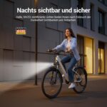 Eleglide T1 Step-Thru E-Bike, Elektrofahrrad 27.5'' Trekkingrad E-Cityrad mit 36V 13Ah Lithium-Akku bis zu 100KM Lange Range, 250W Motor, EU-konformes E Bike, LCD Display