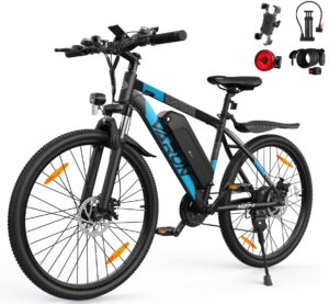 VARUN E Bike, 27.5 Zoll Ebike Herren Damen mit 48V 13Ah (624 Wh) Akku, Bis zu 120 KM, 55Nm 250W Motor, 21-Gang E-Bike Mountainbike mit 4 Fahrmodi, Elektrofahrrad Herren Damen für Pendeln, Bergig