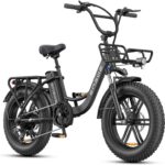 ENGWE E Bike Herren mit 48V 13Ah Batterie, 20 * 4.0 Zoll, 7-Gang Getriebe mit LCD-Display, 250W Motor & 25km/h, Reichweite bis zu 120km L20/L20 Boost