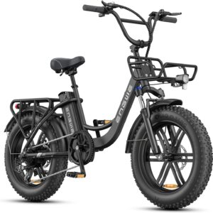 ENGWE E Bike Herren mit 48V 13Ah Batterie, 20 * 4.0 Zoll, 7-Gang Getriebe mit LCD-Display, 250W Motor & 25km/h, Reichweite bis zu 120km L20/L20 Boost