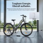 Eleglide T1 Step-Thru E-Bike, Elektrofahrrad 27.5'' Trekkingrad E-Cityrad mit 36V 13Ah Lithium-Akku bis zu 100KM Lange Range, 250W Motor, EU-konformes E Bike, LCD Display