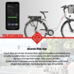TELEFUNKEN E-Bike 28 Zoll Fahrrad für Damen & Herren | Pedelec Citybike mit 7-Gang Nabenschaltung | Rücktritt | Elektrofahrrad 250 W Frontmotor | 468 Wh Li-Ion-Akku | EBike Multitalent RC657