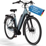 Fischer E-Bike City CITA 2403 Active Elektrofahrrad für Damen und Herren, RH 50, Frontmotor 40 Nm, 48 V Akku