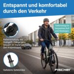 Fischer E-Bike City CITA 2403 Active Elektrofahrrad für Damen und Herren, RH 50, Frontmotor 40 Nm, 48 V Akku